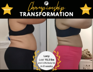 Lacy 6 Week Challenge Results